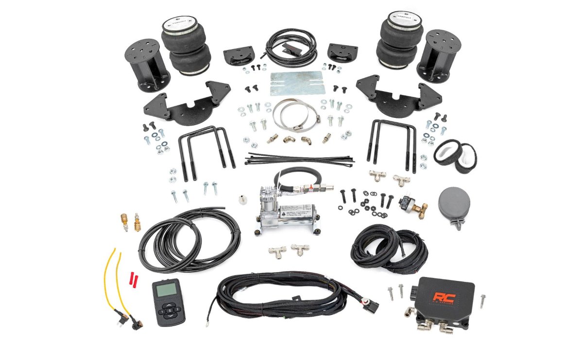 GMC Sierra 1500 Air Spring Kit - Rear - Rough Country - Wireless Controller - '19-'24